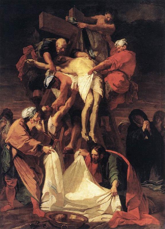 JOUVENET, Jean-Baptiste Descent from the Cross s oil painting picture